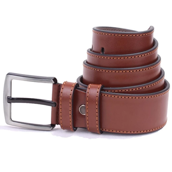 Dagoster DMK26-459 Taba 4.5 cm Suni Deri Erkek Kemer ürün görseli 1