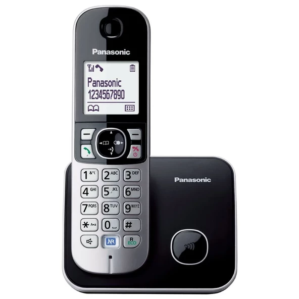 Panasonic KX-TG6811 Dect Telefon Siyah-Gümüş ürün görseli 1