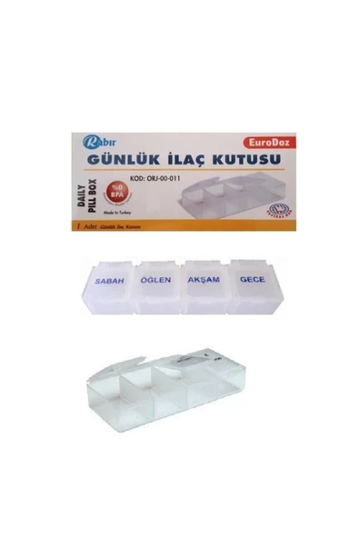 RABIR Günlük Ilaç Kutusu ürün görseli 1
