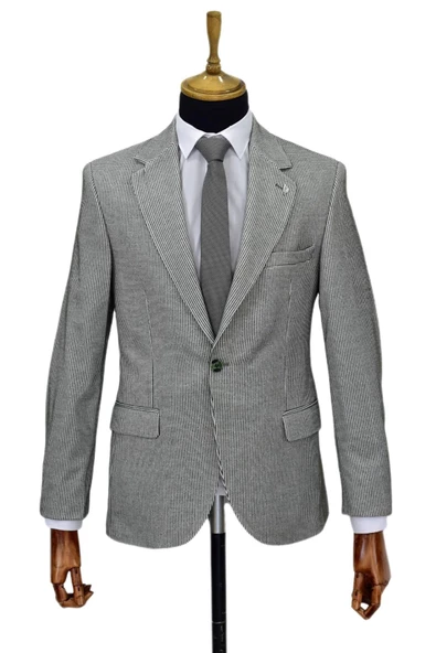Erkek Tek Spor Ceket Çift Yırtmaçlı BGL-ST03982 ürün görseli 1