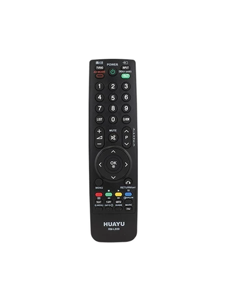 CG HUAYU KL LG RM-L859 BLİSTERLİ SİYAH LCD LED TV KUMANDA ürün görseli 1