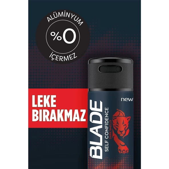 Blade Self Confidence Erkek Deodorant Sprey 150 ml - Resim 3