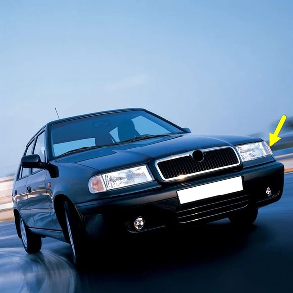 Skoda Felicia 1995-2001 Sol Ön Sinyal Lambası Beyaz Duysuz 6U0953041A ürün görseli 1