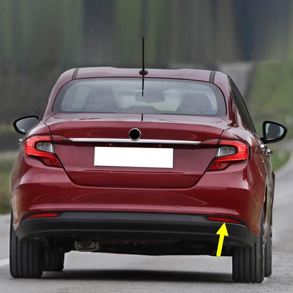 Fiat Egea Sedan 2015-2024 Arka Tampon Sağ Alt Reflektörü 51998149 ürün görseli 1