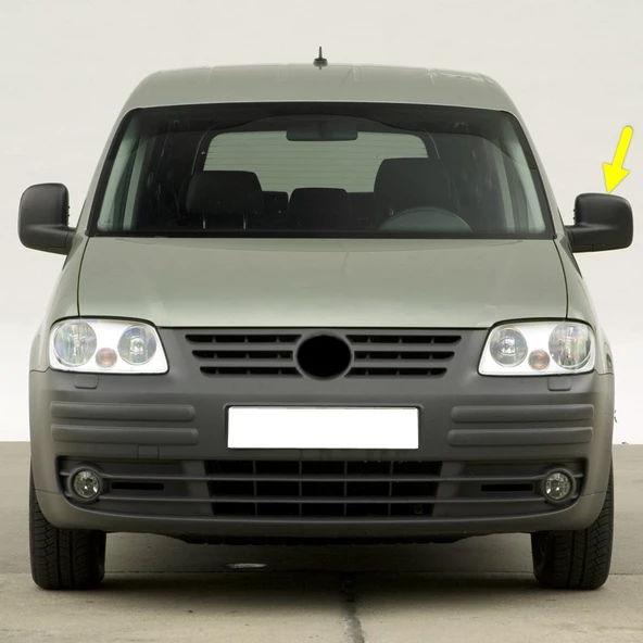 VW Caddy 2004-2010 Sol Dış Dikiz Aynası Komple Elektrikli 2K1857507K ürün görseli 1