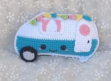 Maskot Minik Araba Lui Amigurumi Organik Oyuncak ürün görseli 1