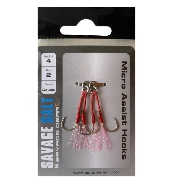 Savage Gear Micro Double Assist İğne No:4 (2'li Paket) ürün görseli 1