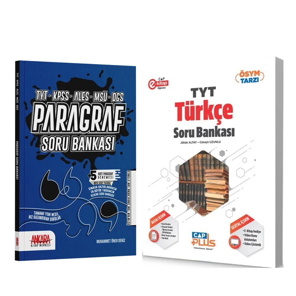 Çap TYT Türkçe ve AKM Paragraf Soru Bankası Seti ürün görseli 1