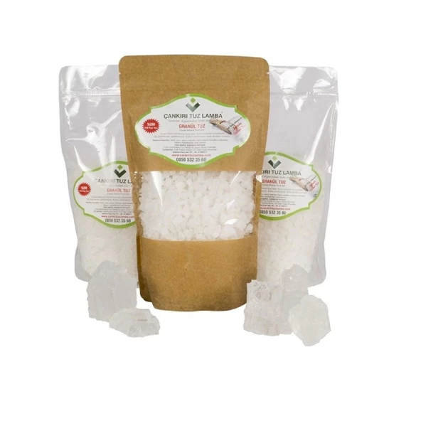 Çankırı Mineralli Kristalli Sofrada Öğütme Tuzu Granül 3 Kg ürün görseli 1