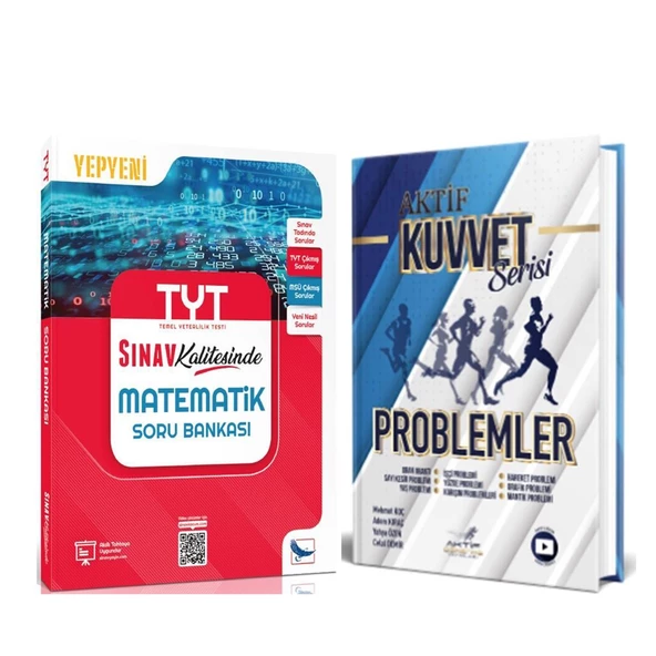 Sınav Yayınları TYT Matematik ve Aktif Ögrenme Yayınları Problemler Soru Bankası 2 Kitap Set ürün görseli 1