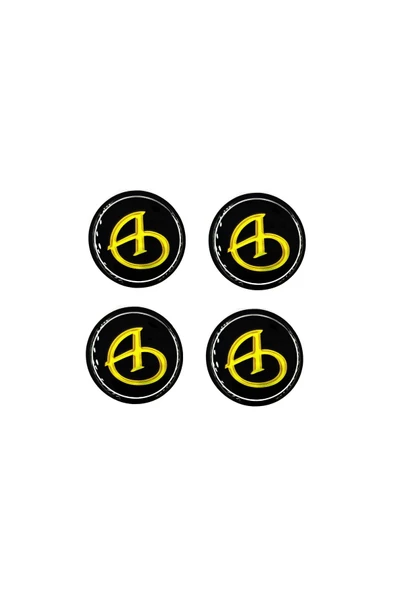 Etiketçilere Özel Daimler Tasarım Hologram Jant Göbeği Damla Sticker ürün görseli 1