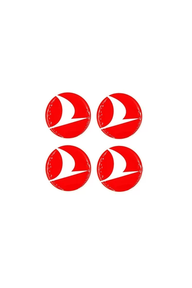 Etiketçilere Özel THY Tasarım Jant Göbeği Damla Sticker ürün görseli 1