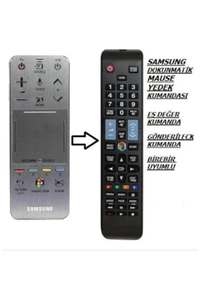 Samsung Rm D1078 Kumanda Pil Hediyeli - Resim 2