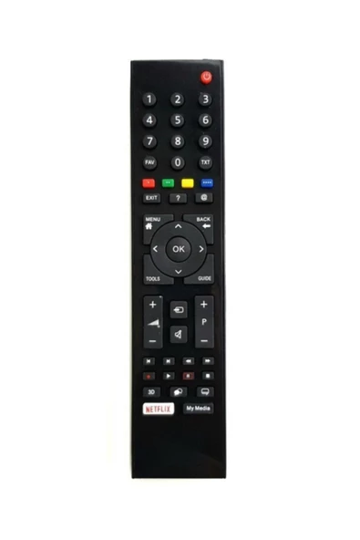 Nurer Teknoloji Arçelik Beko Netflix Tuşlu Smart Led Tv Uyumlu Kumanda Pil Hediyeli ürün görseli 1
