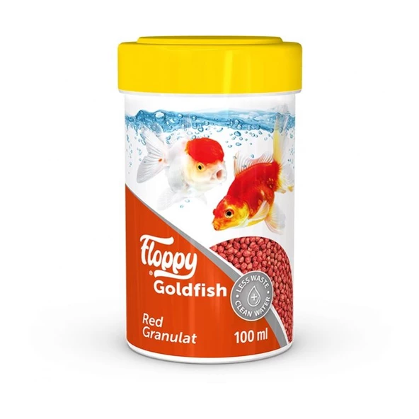 Floppy Goldfish Red Granulat Japon Balık Yemi 100 Ml ürün görseli 1