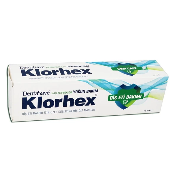 DentaSave Klorhex Yoğun Bakım Diş Macunu 75ml ürün görseli 1
