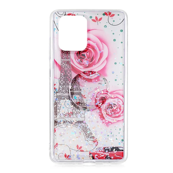 Galaxy S10 Lite (Galaxy A91) Kılıf Pop Soket Renkli Vale Silikon ürün görseli 1
