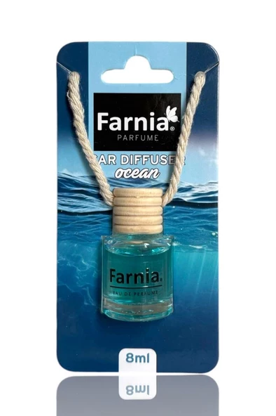 Farnia Yüksek Esanslı Askılı Araç Kokusu EDP Parfüm Okyanus 8 Ml ürün görseli 1