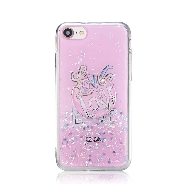 iPhone 6/6S Kılıf Pop Soket Renkli Vale Silikon ürün görseli 1