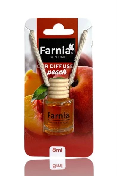 Farnia Yüksek Esanslı Askılı Araç Kokusu EDP Parfüm Şeftali 8 Ml ürün görseli 1