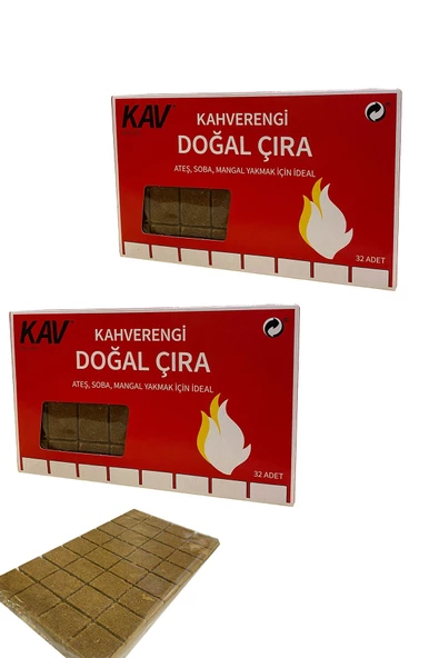 Kav Kahverengi Doğal Çıra 32'li ürün görseli 1