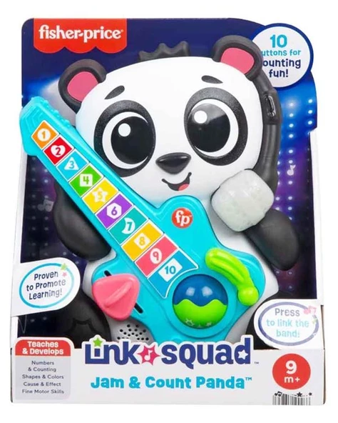 Fisher Price Sesli ve Işıklı Link Squad İlk Sayılarım Panda HYL25 ürün görseli 1