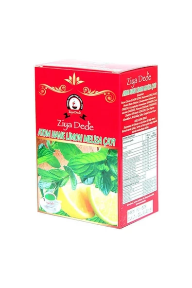 Ziyadede 6 Adet Kutu Ziya Dede Nane Limon Melisa Atom Çayı 140 Gr ürün görseli 1