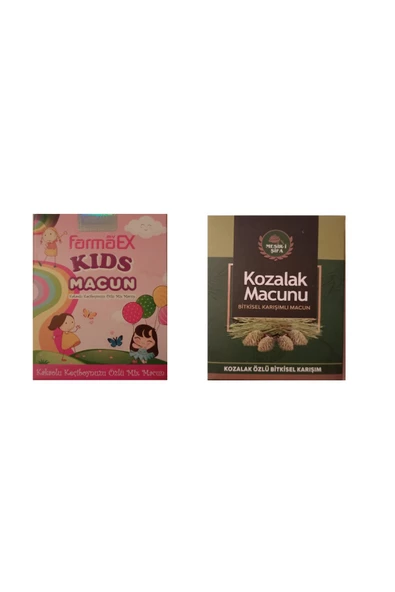 myfarmaex KİDS ÇOCUK MACUNU + KOZALAĞI MACUNU İKİLİ AVANTAJLI KIŞ SETİ ürün görseli 1