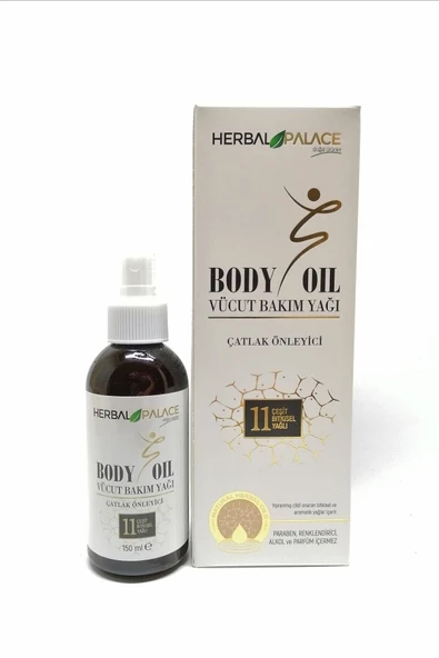Herbal Palace Body Oil Vücut Bakım Yağı 150 ml Sıkılaştırıcı ürün görseli 1