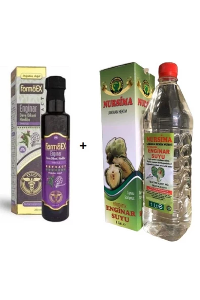 myfarmaex My Farmaex Enginar Deve Dikeni Ekstrat 250 Ml + Enginar Suyu 1lt 2li Avantajlı Set ürün görseli 1