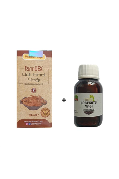 myfarmaex Udi hindi yağı + çörek otu yağı muhteşem ikili avantajlı set ürün görseli 1