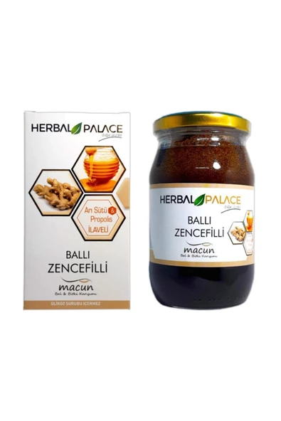 Herbal Palace Ballı Zencefilli Bitkisel Macun Karışım (arı Sütlü) 240 g ürün görseli 1