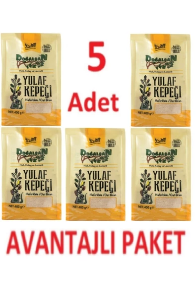 Doğalsan Yulaf Kepeği 400gr X 5 Adet Avantajlı Paket ürün görseli 1