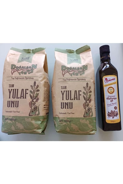 Doğalsan Yulaf Unu 1kg (2 Adet) + Keçiboynuzu Özü Nhrrr... ürün görseli 1