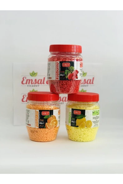 GÖKÇE ORALET Kuşburnu+limon+portakal 300gr.*3 Adet ürün görseli 1