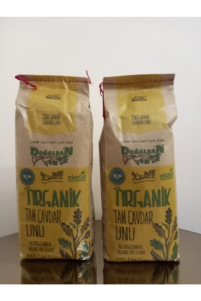 Doğalsan Organik Tam Çavdar Unu 1 Kg X 2 Adet ürün görseli 1