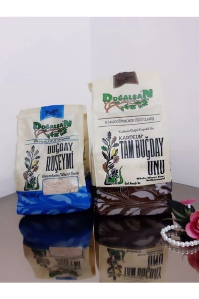 Doğalsan Tam Buğday Unu (Kardeun) 1000gr ve Buğday Ruşeymi 2 li 300gr Nehir... ürün görseli 1