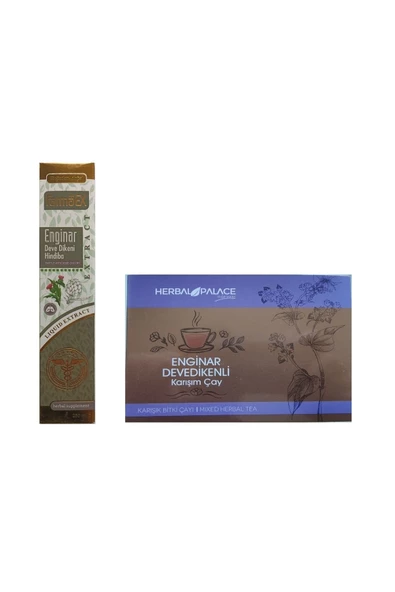 myfarmaex Enginar Devedikeni ekstrat +Herbal Palace Enginar Devedikeni Karışım Çay Avantajlı Paket ürün görseli 1