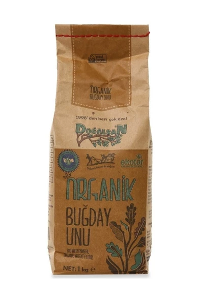 Doğalsan Organik Buğday Unu 1 KG ( İKİ'LİDİR ) ürün görseli 1