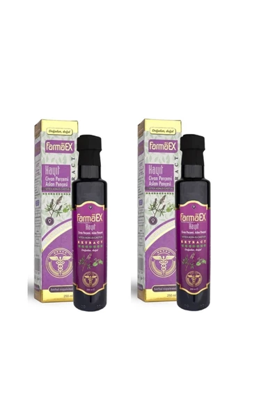 myfarmaex Hayıt Otu - Civan Perçemi - Aslan Pençesi Ekstresi 2 Adet - 250 Ml - Sıvı Ekstraktı ürün görseli 1