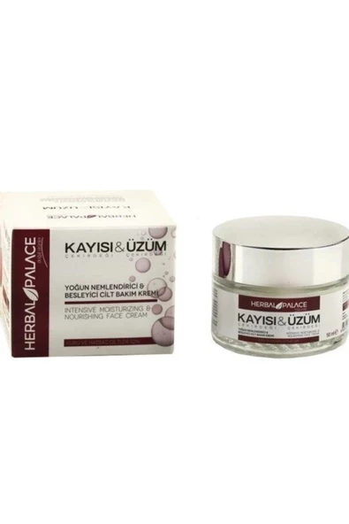 Herbal Palace Kayısı Çekirdeği - Üzüm Çekirdeği Kremi 50 Ml (Yoğun Nemlendirici) ürün görseli 1