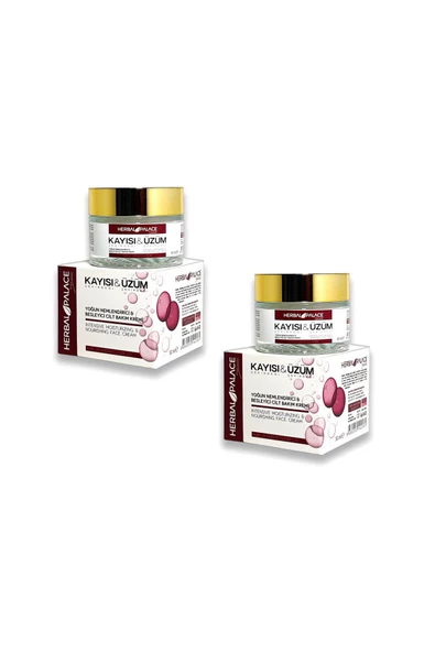 Herbal Palace Kayısı Çekirdeği - Üzüm Çek. Kremi 50 ml X 2 Adet ürün görseli 1