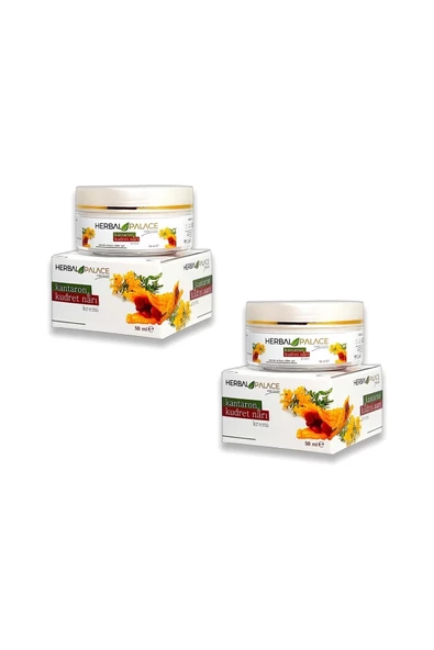 Herbal Palace Kantaron Ve Kudret Narı Kremi 50 ml X 2 Adet ürün görseli 1