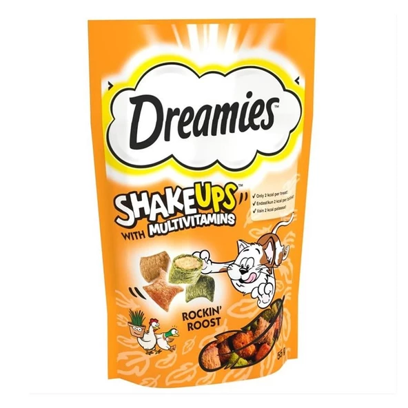 Dreamies Shake Ups Tavuk Ördek Catnip Kedi Ödülü 55 Gr ürün görseli 1