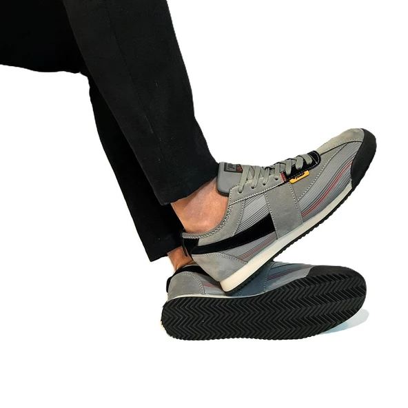 Jump 29072 Gri Kaymaz İnce Taban Erkek Spor Ayakkabı ürün görseli 1