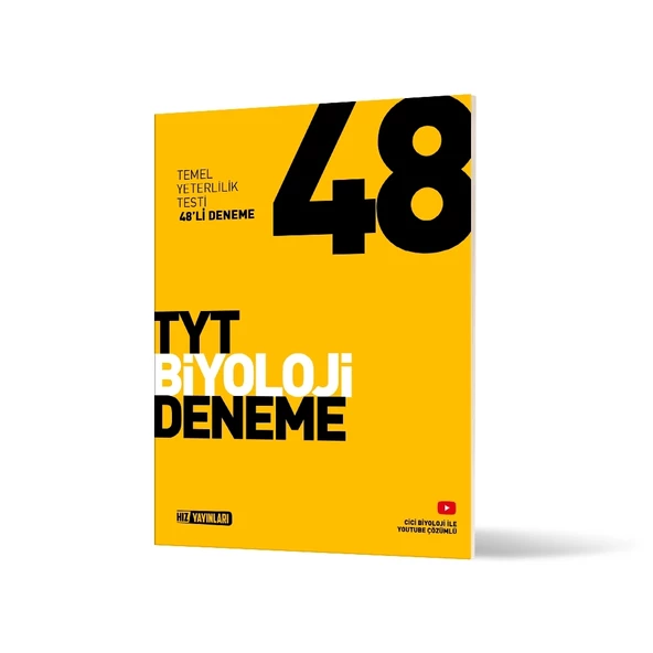 Hız Yayınları TYT 48'li Biyoloji Denemeleri ürün görseli 1