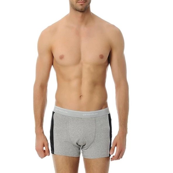 Çift Kaplan 850 Biyeli Pamuklu Elastanlı Erkek Boxer - Resim 2