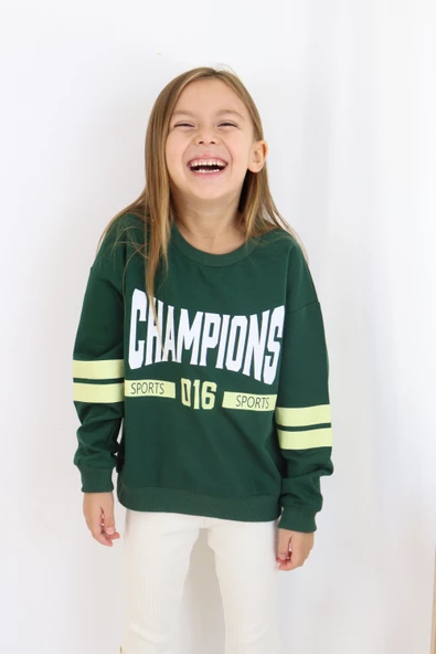 Champions Baskılı Sweat - Resim 4