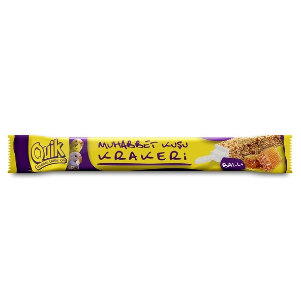 Quik Ballı Muhabbet Kuşu Krakeri 1 Adet ürün görseli 1