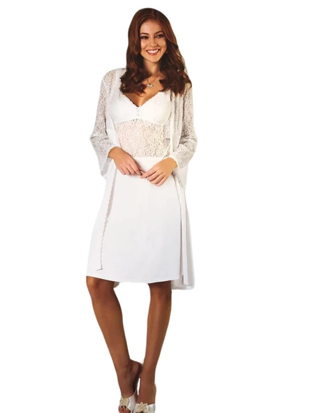 Pierre Cardin 5065 Çeyizlik 6'lı Penye Gecelik Sabahlık Tk. ürün görseli 1